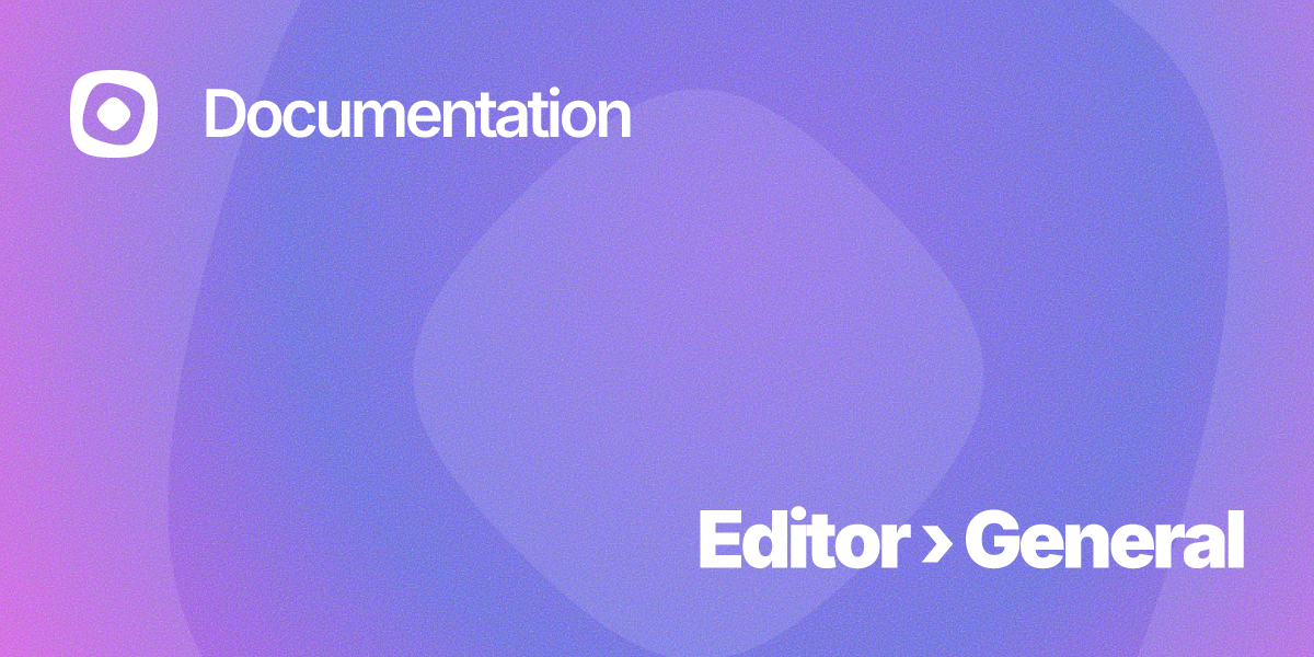 Site Editor – Documentation –